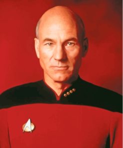 Aesthetic Captain Picard Diamond Painting