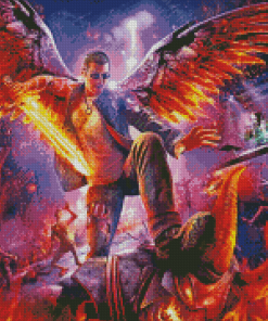 Saints Row Action Adventure Game Diamond Painting