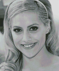 Black And White Brittany Murphy Actress Diamond Painting