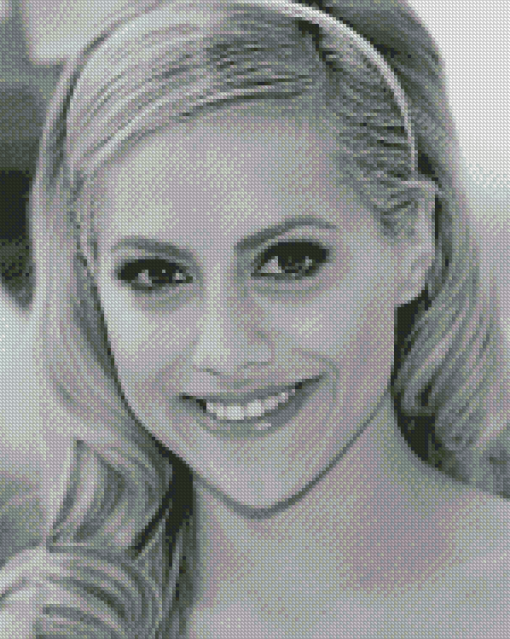 Black And White Brittany Murphy Actress Diamond Painting