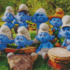 Cool Smurfs Diamond Painting