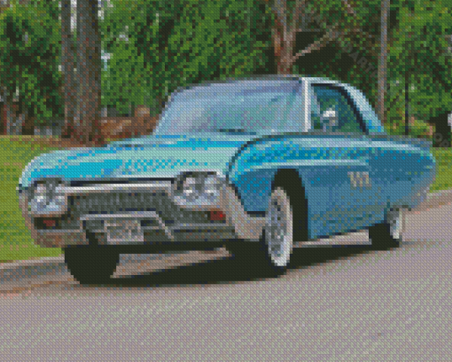 1963 Ford Thunderbird Diamond Painting