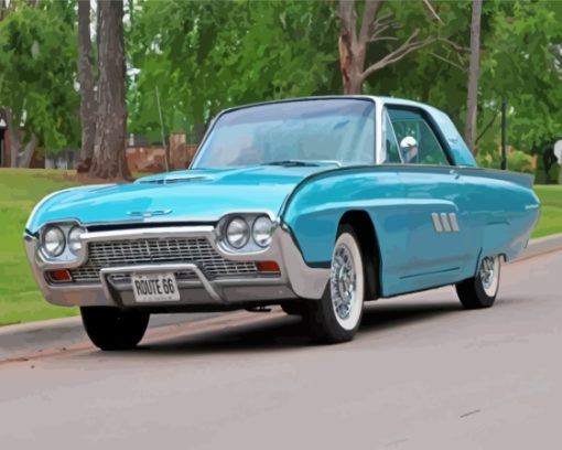 1963 Ford Thunderbird Diamond Painting