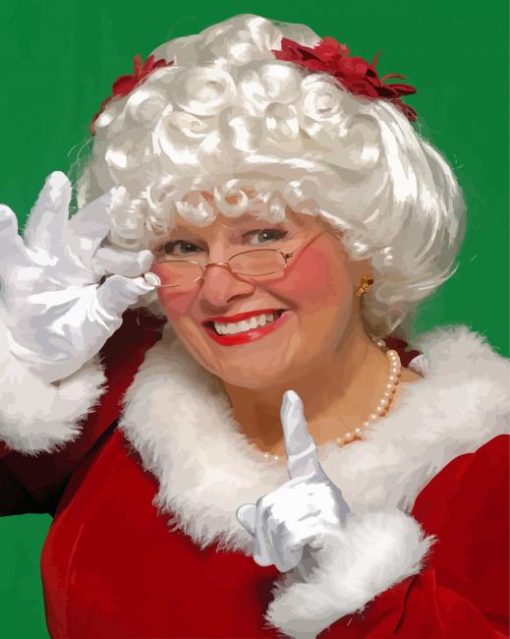 Aesthetic Mrs Claus Diamond Painting