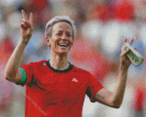 American Famale Soocer Player Megan Rapinoe Diamond Painting