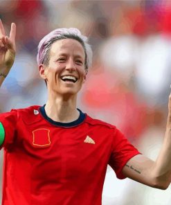 American Famale Soocer Player Megan Rapinoe Diamond Painting