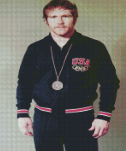 American Wrestler Dan Gable Diamond Painting