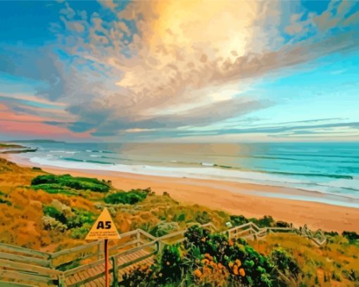 Australia Phillip Island Sundown Diamond painting