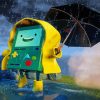 BMO Under Umbrella In Rain Diamond Painting