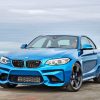 BMW Blue Metallic Car Diamond Painting