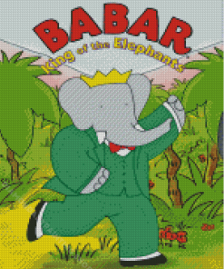 Babar King Of The Elephants Diamond Painting