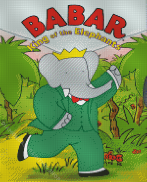 Babar King Of The Elephants Diamond Painting