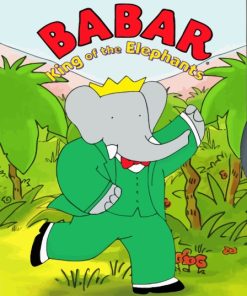 Babar King Of The Elephants Diamond Painting