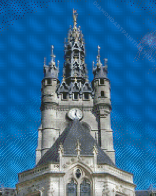 Beffroi De Douai Historical Landmark Diamond Painting