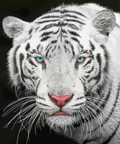 Blue Eyes Tiger Diamond Painting