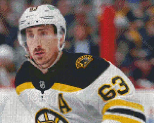 Brad Merchant Hockey Player Diamond Painting