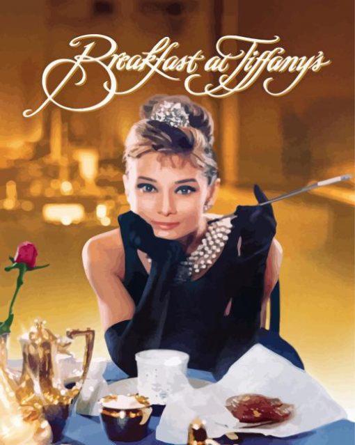 Breakfast At Tiffany Movie Poster Diamond Painting