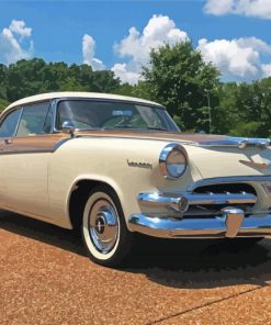 Brown And Beige 1956 Dodge Diamond Painting