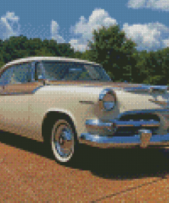 Brown And Beige 1956 Dodge Diamond Painting