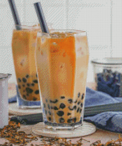 Bubble Tea Cups Diamond Painting