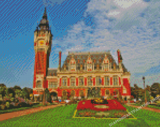 Calais France Town Hall Diamond Painting