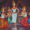 Cambodia Dancers Art Diamond Painting