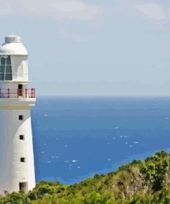 Cape Otway White Lighthouse Diamond Painting