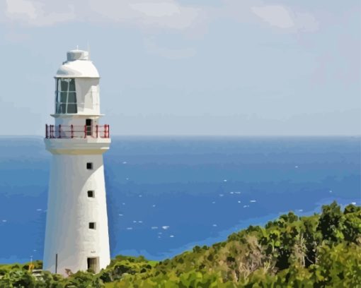 Cape Otway White Lighthouse Diamond Painting