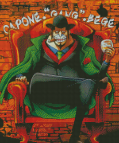 Capone Bege One Piece Anime Diamond Painting