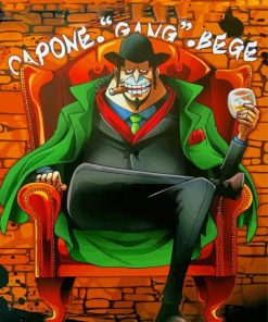 Capone Bege One Piece Anime Diamond Painting