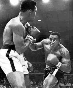 Cassius Clay Vs Sonny Liston Diamond Painting