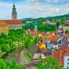 Cesky Krumlov Czech Republic City Diamond Painting