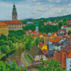 Cesky Krumlov Czech Republic City Diamond Painting