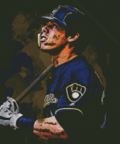 Christian Yelich Art Diamond Painting