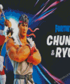 Chun Li And Ryu Diamond Painting