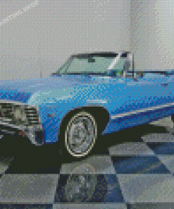 Classic 67 Chevy Impala Car Diamond Painting