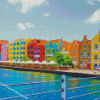 Colorful Houses In Curacao Diamond Painting