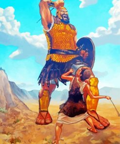 David And Goliath Diamond Painting