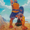 David And Goliath Diamond Painting