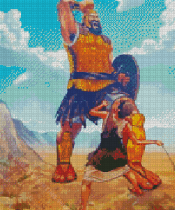 David And Goliath Diamond Painting