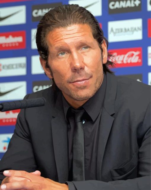 Diego Simeone Diamond Painting