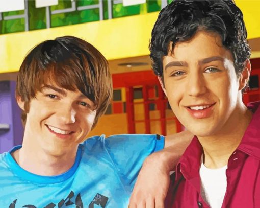 Drake And Josh Diamond Painting