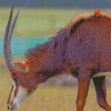 East African Sable Antelope Diamond Painting