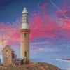 Exmouth Lighthouse Sunset Diamond Painting