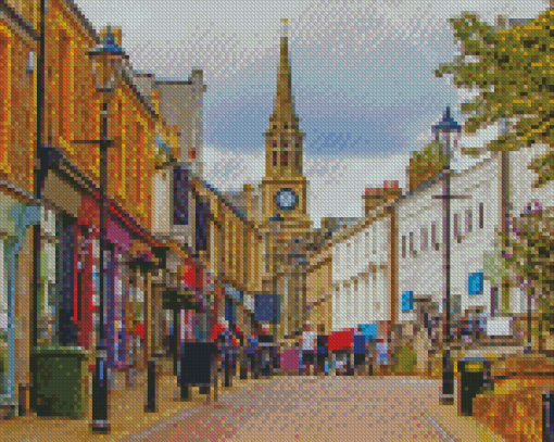 Falkirk Town Scotland Diamond Painting