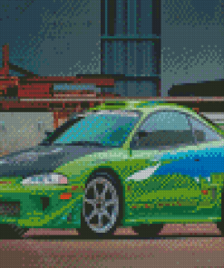 Fast And Furious Car Diamond Painting