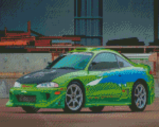 Fast And Furious Car Diamond Painting