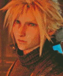 Final Fantasy Character Cloud Strife Diamond Painting