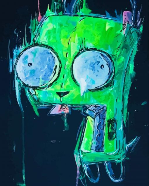 GIR Invader Zim Animation Diamond Painting