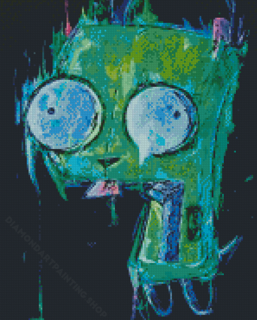 GIR Invader Zim Animation Diamond Painting